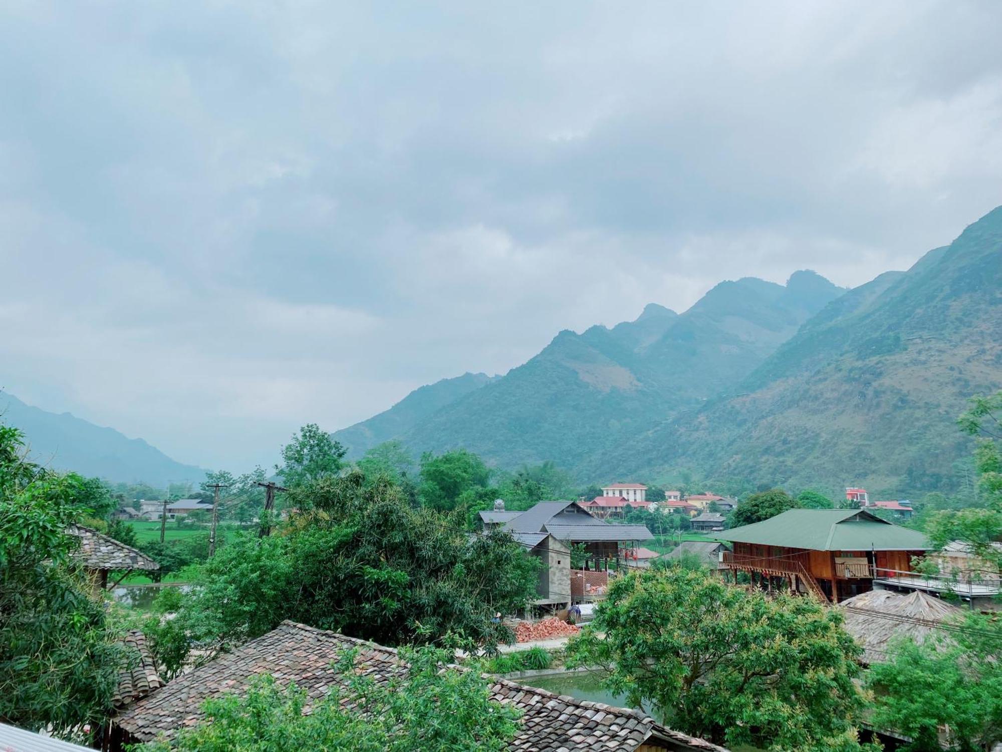 Duy Homestay Du Gia Lang Cac Exterior foto